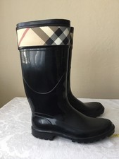 Stivali Burberry donna neri