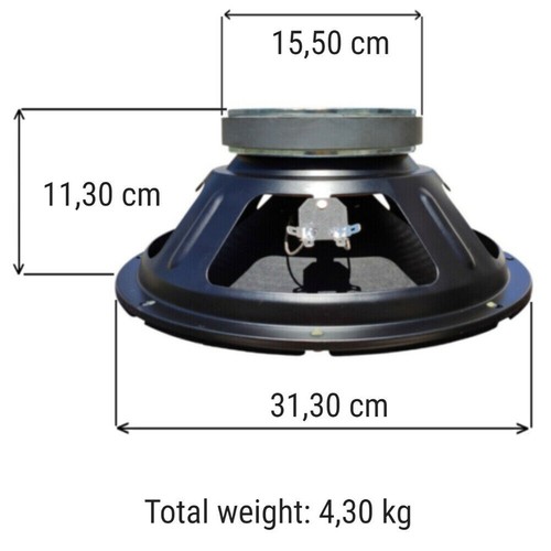 Woofer master audio pa12 - woofer, pa12/4
