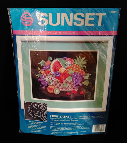 Kit punto croce vintage - , sunset