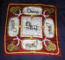 HERMES FOULARD GRAND APPART 1962 By JAQUES EUDEL Originale, Ottime Condizioni