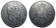 5 Lire 1875 R piccola - R