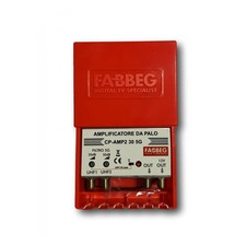 amplificatore antenna tv da palo digitale terrestre 2 uhf 2 uscite 30dB