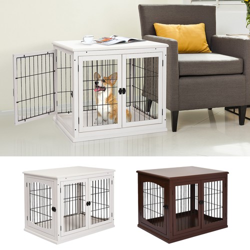 Gabbia legno per cani fine - gabbia,