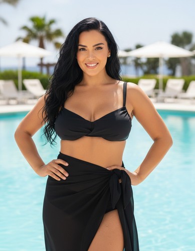Bikini donna nero taglie - nero,