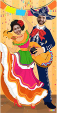 Cinco De Mayo Fiesta coppia