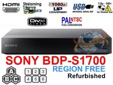 SONY BDP-S1700 LETTORE DVD BLU-RAY REGION FREE ZONA A B C DVD 0-8 USB