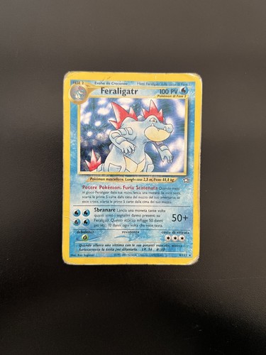 Pokemon feraligatr 111 neo - pokemon,