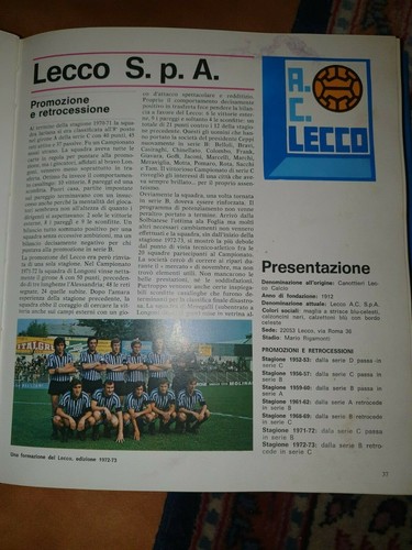 Reportage lecco calcio - calcio,