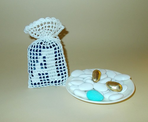 Bomboniera sacchetto con - ,