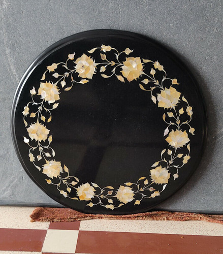 Tavolo marmo nero - in, 18"