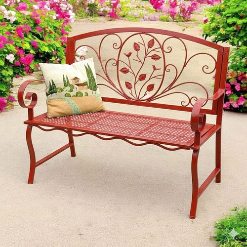 Panca giardino rosso - da,