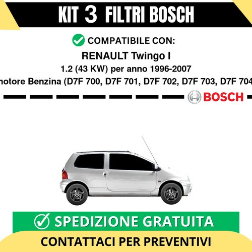 Kit bosch filtri tagliando - bosch,