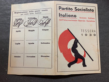 TESSERA PARTITO SOCIALISTA