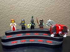 LEGO Kingdoms Lotto Minifigure (4) Cavalieri del Leone Cavalieri del Drago e Cavallo L26