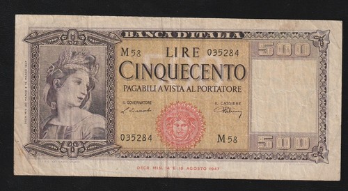 Italia 500 lire - lire, p-80