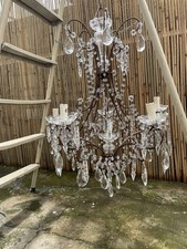 Lampadario Anni 30 Vetro