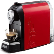 Macchina da caffè a capsule sistema Bialetti super red rosso confezione 32 cap