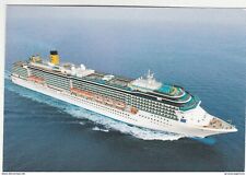 DOC4) COSTA MEDITERRANEA TRANSATLANTICO NAVE DA CROCIERA NON VIAGGIATA FORMATO G