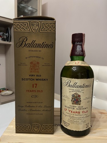 Ballantine very old scotch - very,