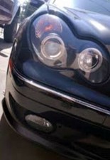 FARI LENTICOLARI MERCEDES-BENZ CLASSE C W204 NERI 05/2000 AL 02/2007 + MOTORINI