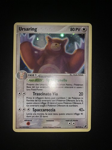 Carta pokemon ursaring ita - carta,