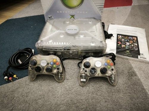 Xbox crystal console - -,
