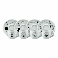 BIALETTI 4 Tazze Porcellana da