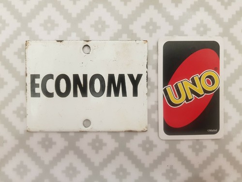 Enamel sign petrol pump - sign,