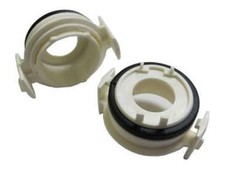 COPPIA 2X ADATTATORI PORTALAMPADA LAMPADINA XENON H7 FARI FANALE BMW E46 SERIE 3