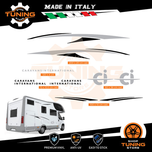Kit adesivi camper - adesivi,