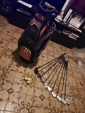SET GOLF 9 MAZZE + SACCA BATA + 3 PALLINE 