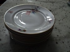 H & C SELB HEINRICH US ZONE 10) BREAD AND BUTTER PLATES CHRISTINE 