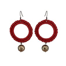 Orecchini Cerchio Uncinetto