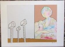 Litografia renato mambor - di,