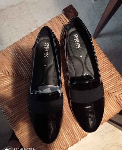 Scarpe geox vernice color nero - geox,