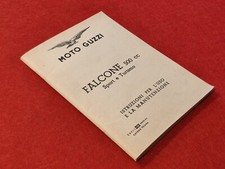 MANUALE UTENTE USO MANUTENZIONE MOTO GUZZI FALCONE 500 SPORT TURISMO LIBRETTO MG