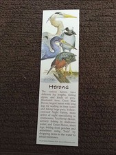 Book marker herons wildlife - book, herons,