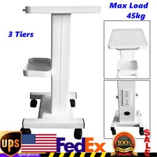 Carrello medico 3 livelli acciaio carrello mobile laboratorio odontoiatria spa salone attrezzatura 110 V