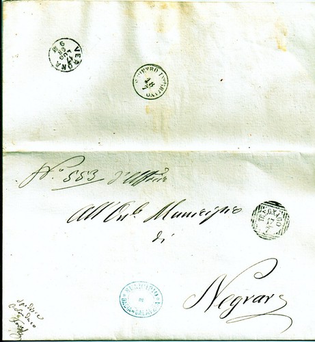 1868 lettera raro - (pa756),
