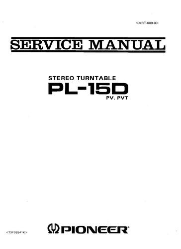 Manuale assistenza service - di,