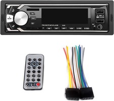 Autoradio Bluetooth Chiamate in Vivavoce Stereo Auto 1 Din con Telecomando Radio