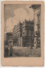 MILANO -  TEATRO ALLA SCALA - illustratore NINO RAMORINO #54