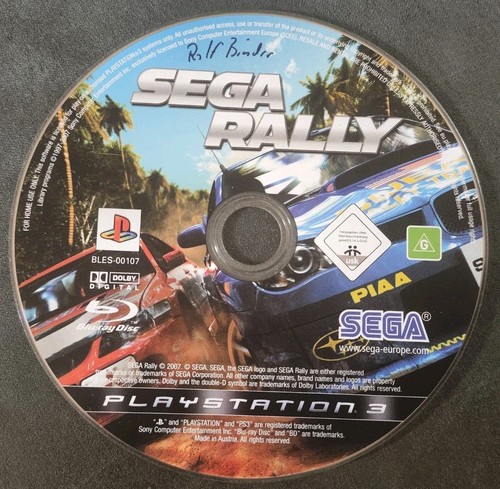 Sega rally ps3 - rally, playstation