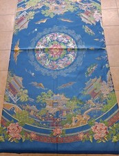 Tovaglia Arazzo Vintage Cinese (Broccato di seta Hangzhou ), con frange