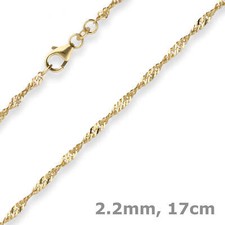 2,2mm Armband Singapurkette