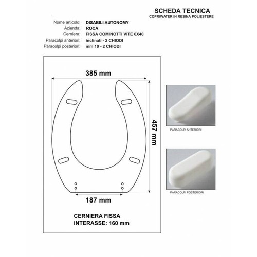 Copriwater disabili per - disabili,