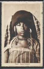 1926 LIBIA TRIPOLI RAGAZZA FEZZANESE