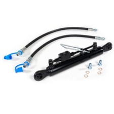 TERZO PUNTO IDRAULICO TRATTORE CAT 1-1 530-810 mm CON VALVOLA E TUBI