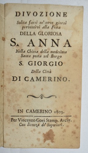 Camerino ediz 1803 s - 1803,