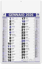 Calendario Da Parete Anno